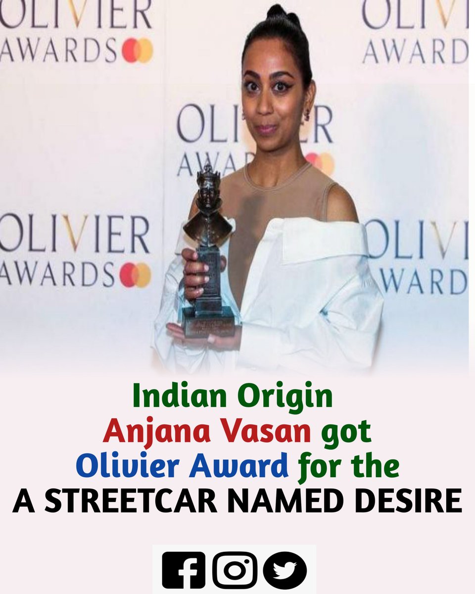 Knowledge & Facts 

#anjanavasan #OlivierAwards #astreetcarnameddesire  #currentaffairs   #india #SSC #chsl #ssccgl #gkinhindi #generalknowledge #gk