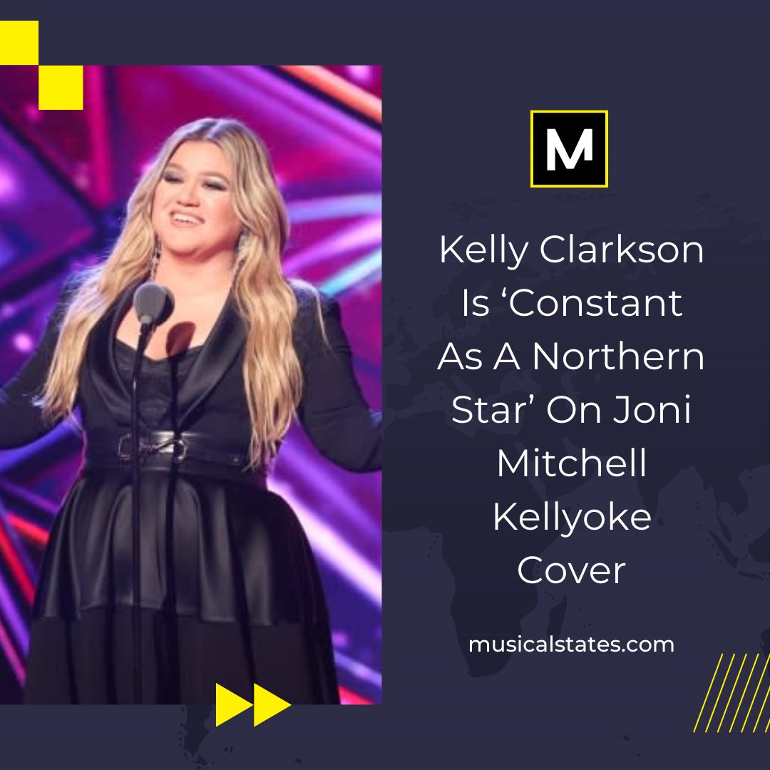 MusicalStatesHQ's tweet photo. The queen of Kellyoke is back with another amazing cover! Check out Kelly Clarkson's rendition of Joni Mitchell's classic track.
.
.
#KellyClarkson #JoniMitchell #Kellyoke #ACaseOfYou #NorthernStar #MusicIcon #SoulfulRendition #RawEmotion #GuitarAndVoice #msmagofficial https://t.co/1dglhTObC6
