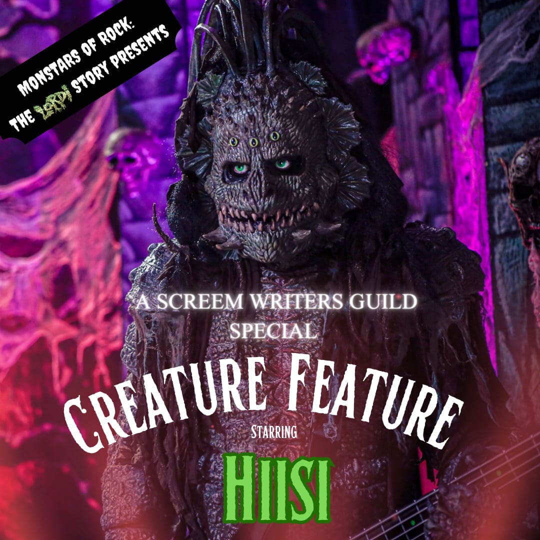 The new season of MONSTARS OF ROCK: THE LORDI STORY has begun. It kicks off with a Creature Feature starring HIISI. Join Matthew Kessie and HIISI as we get the first glimpse behind the scenes of #SCREEMWRITERSGUILD Available on all podcast apps! 📸 @psyanide / @monsterdiscohell