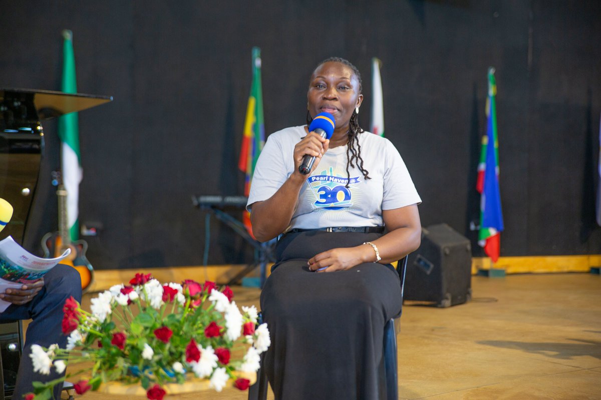 PearlHaven93's tweet photo. Day four of #ECPH23 #CelebratedGiving started with a panel where our Zonal pastor for Doko  David Wamimbi &amp; Our Worship team leader Grace Massa shared their story, testimonies &amp; how @PearlHaven93 has impacted their lives. https://t.co/vTnoxcClW2