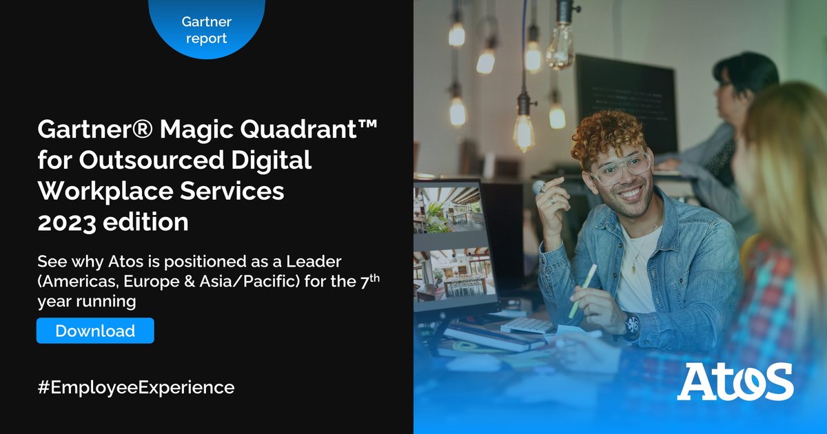 [#EmployeeExperience] 🔎 If you are looking to make a step change in Employee Experience, we can help! See how Gartner rates our capabilities ➡️ atos.net/en/lp/leader-i… 

#DigitalWorkplace #FutureOfWork #Gartner