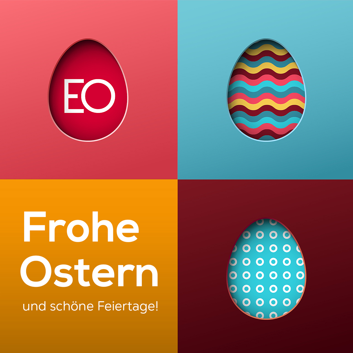 Frohe Ostern und sonnige Feiertage wünscht Ihnen und Ihrer Familie herzlich EO Executives. 🐰 ☀ 💐

#ResultsThroughPeople #FroheOstern