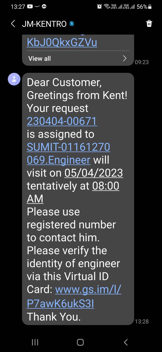 KhawlhringRova's tweet image. Bought KENT Ultra storage UV from Amazon on 25-3-23, installed on 1-4-23, have problem &amp;amp; complain even wrote email but to no respond, the engineer  who assigned to attend called &amp;amp; asked me from where i bought, after i told him he just vanished
#KentROsystems #Kent RO