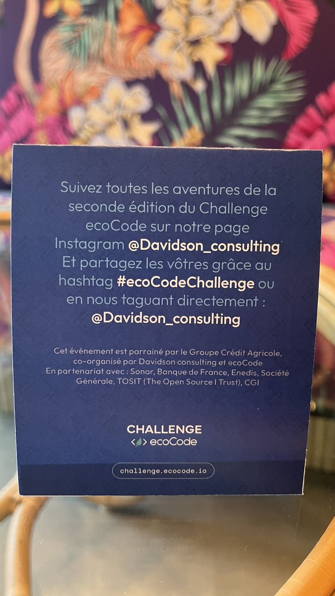 dedece35's tweet image. challenge #ecocode suivez les aventures de notre 2eme journée !!! (sur linkedin aussi) #ecoCodeChallenge chez @Davidson_consulting