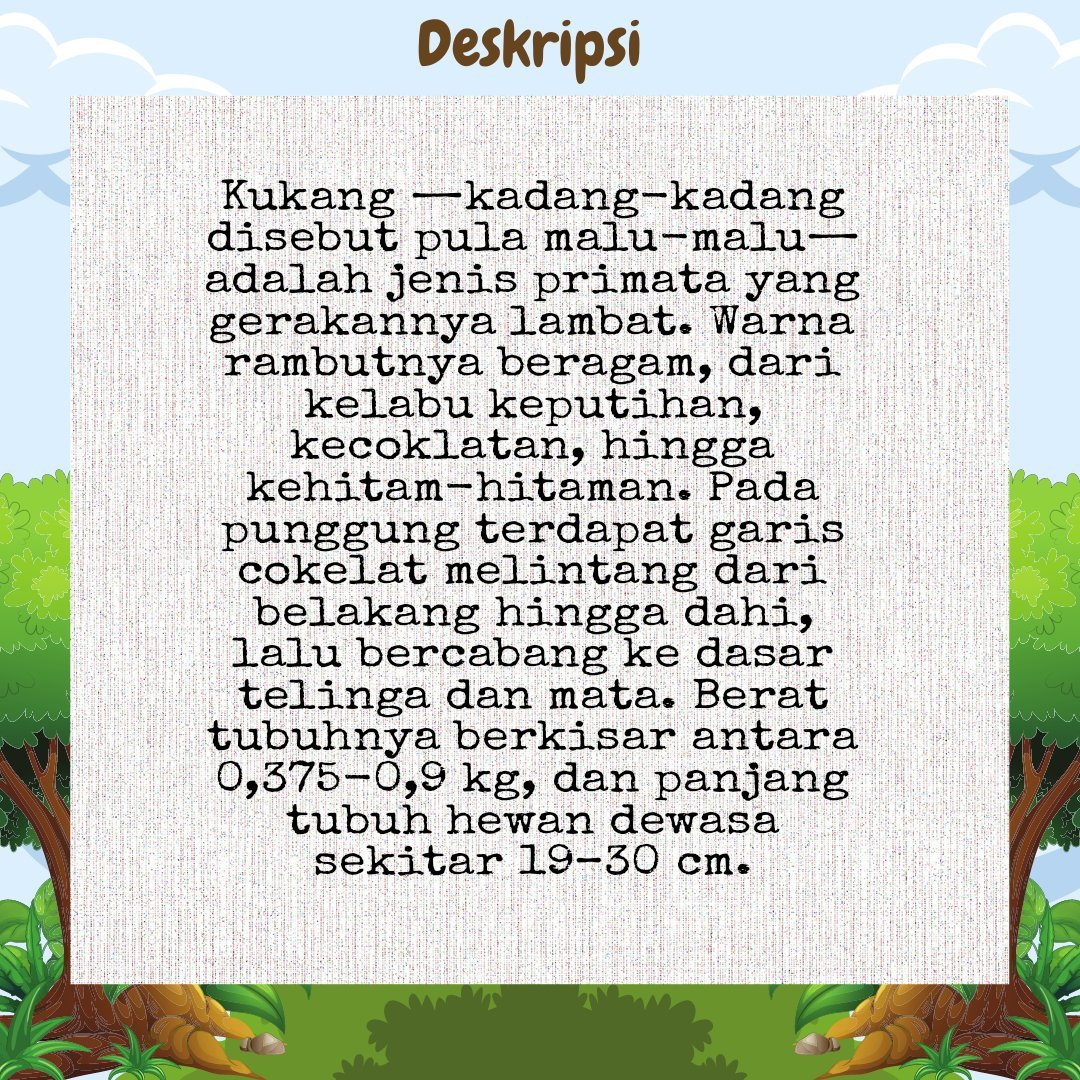 kawrinat's tweet photo. ㅤㅤㅤ

                         Kukang                  

ㅤ https://t.co/keSEFWLdnC