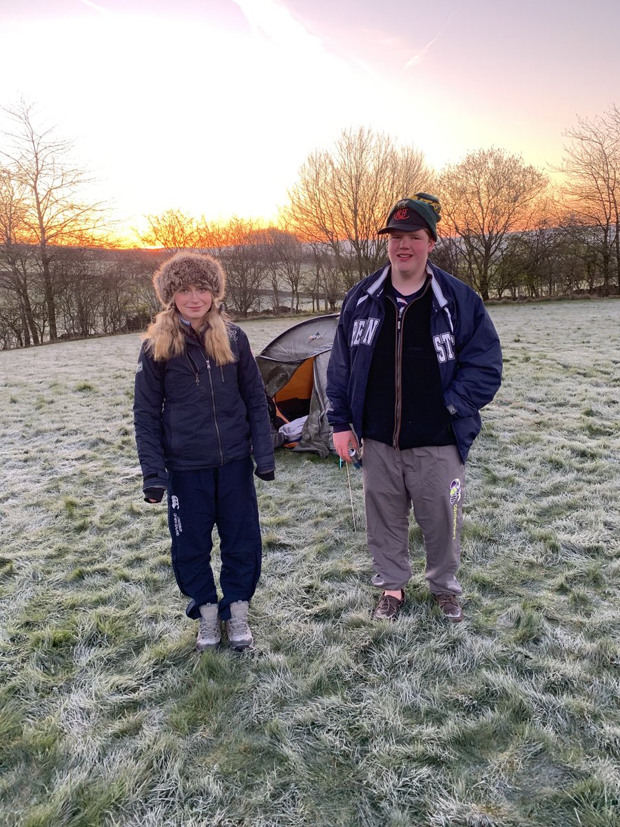 A chilly morning on Silver DofE