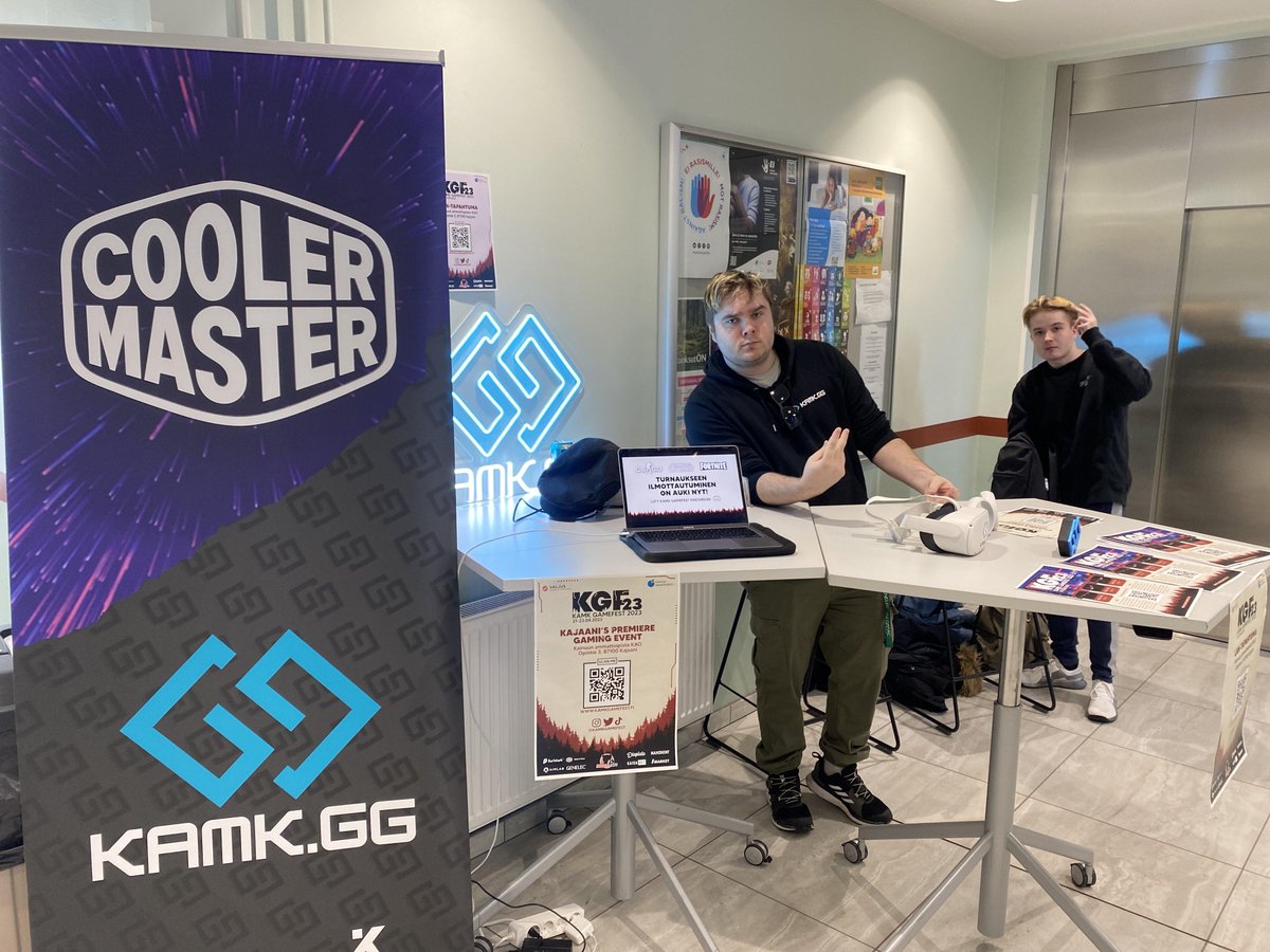 Ethän jätä välistä mahdollisuutta kuulla tarkemmin #KAMKGameFest2023 ja saada käyttöösi alennuskoodi tapahtumalippuihin, joka on voimassa AINOASTAAN tänään?!

Löydät meidät <a href="/KajaaniAMK/">KAMK</a> Tieto 2 rakennuksesta (Fox vierestä!) ja Kajaanin lyseolta klo 12:30 asti!