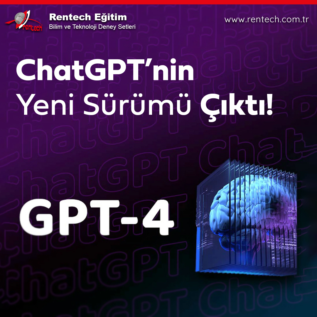 BilimRenko's tweet photo. OpenAI tarafından geliştirilen, yapay zekâya dayalı sohbet robotu ChatGPT’nin son sürümü GPT-4 tanıtıldı. Daha geniş bir veri tabanına ve problem çözme yeteneğine sahip robot, artık şarkı besteleyebiliyor ve görsellerle çalışabiliyor!

Kaynak: OpenAI https://t.co/zvVNepprOm