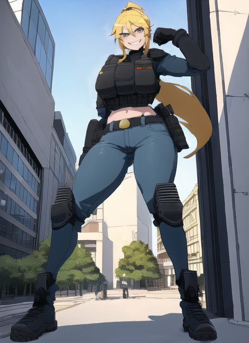 Johanna the giant ladycop