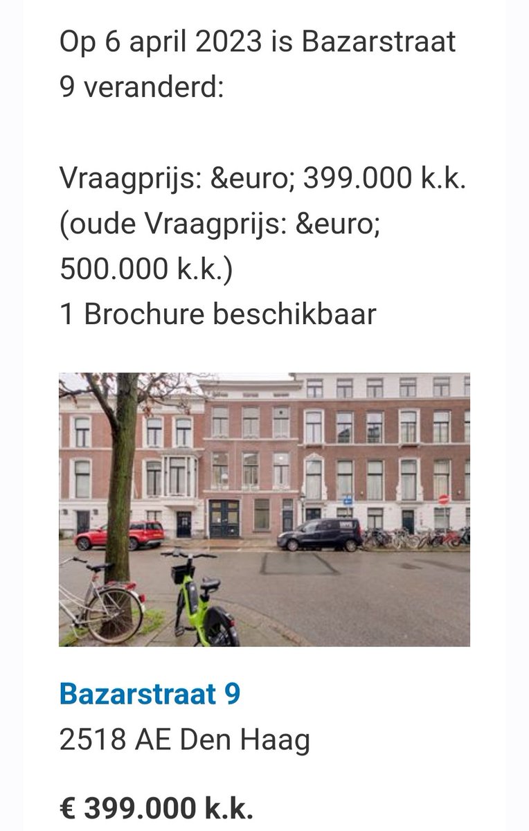 Prijzen dalen..

#woningmarkt