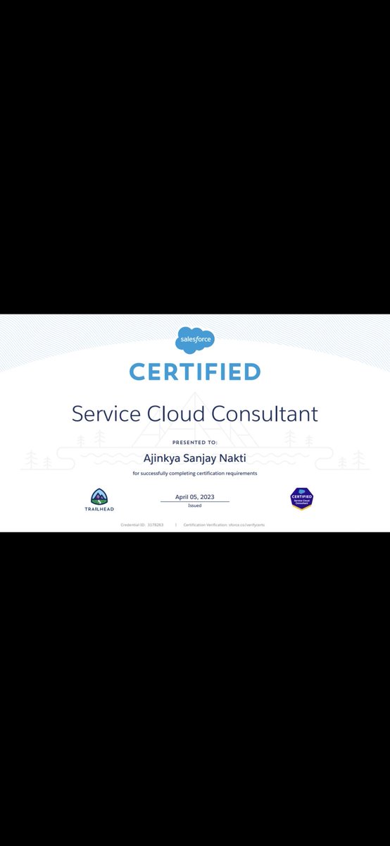 AjinkyaNakti's tweet image. I&apos;m glad to share with you all that I have successfully completed my third Salesforce certification.  Finally 3 x Salesforce Certified.
#bugendaitech 
#Salesforce