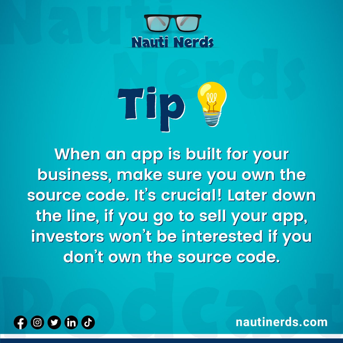 Have you considered creating an app for your business? 📲

🤓 Tune in for a nerd’s advice on “how to create a business app – cheaply”.  

Listen here: kite.link/Nauti-Nerds-bu…

#nautinerds #marketingpodcast #businessapp #digitalmarketingservices