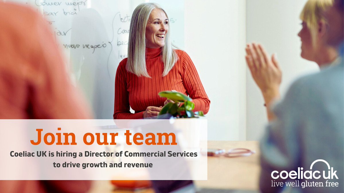 Join Coeliac UK in our mission to improve accessibility and safety of gf food! We're hiring a Director of Commercial Services to lead a team and work with the food industry. Help us make a difference to people with coeliac disease.. Apply by 8/5/23: coeliac.org.uk/about-us/who-w…