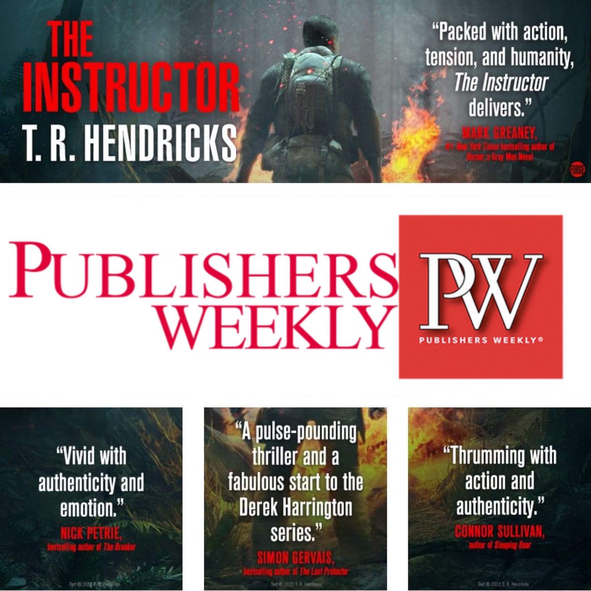 In less than a week T.R. Hendricks first book will drop and I'm excited. For fans of the military thriller genre this looks promising. Is this the next Jack Carr? We'll find out on April 11th. #pimvanofferen #DerekHarrington @TR_Hendricks #militarybooks