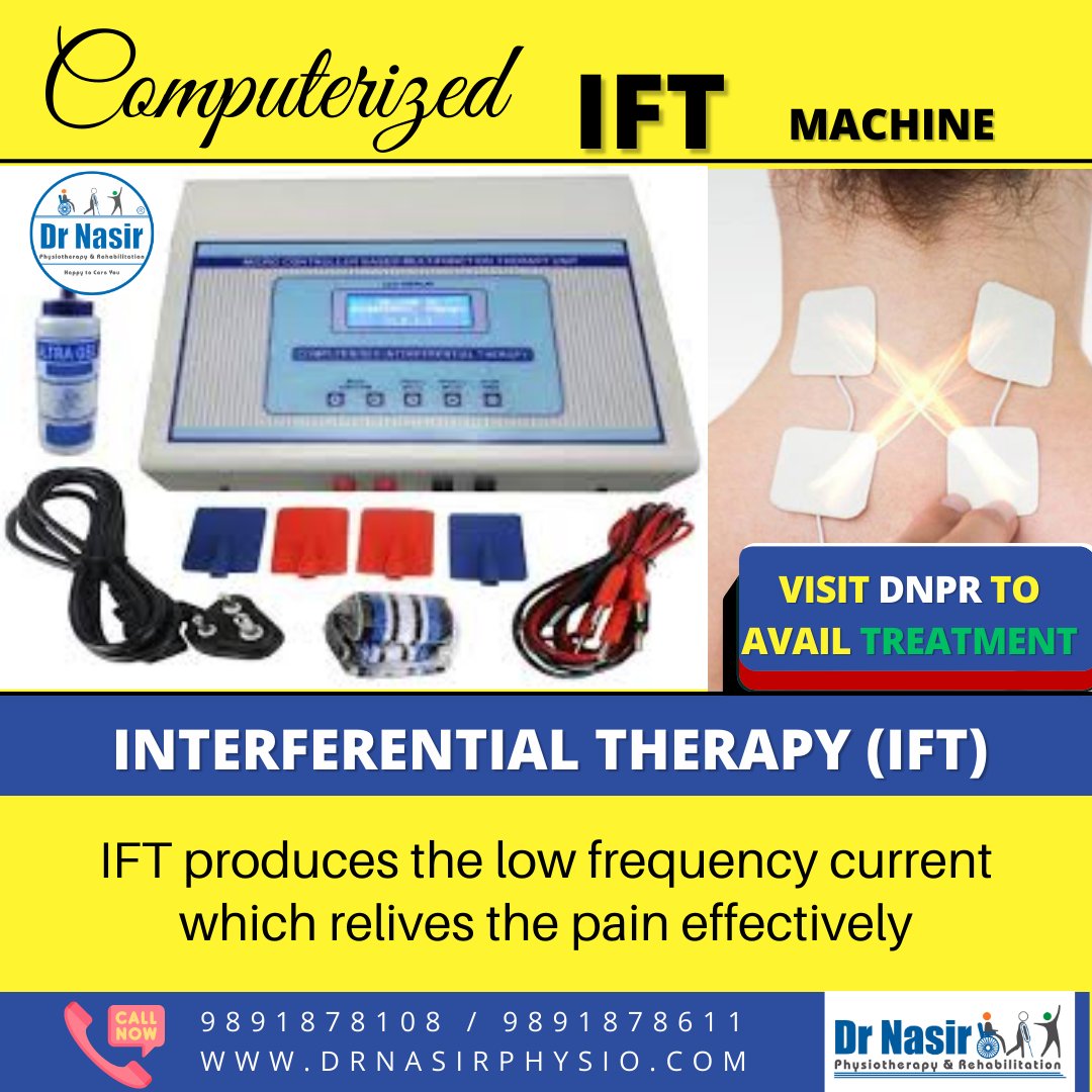 drnasirphysio.com/interferential…
#interferentialtherapy #ift #Physiotherapistnearme #physiotherapyclinic #Lifestyle #wellness #painmanagement #physiotherapist #RehabilitationCenter #physiotherapistsforfuture #fitness #fitnesslifestyle #lifestyle #lifestylechange #lifestylephysiques