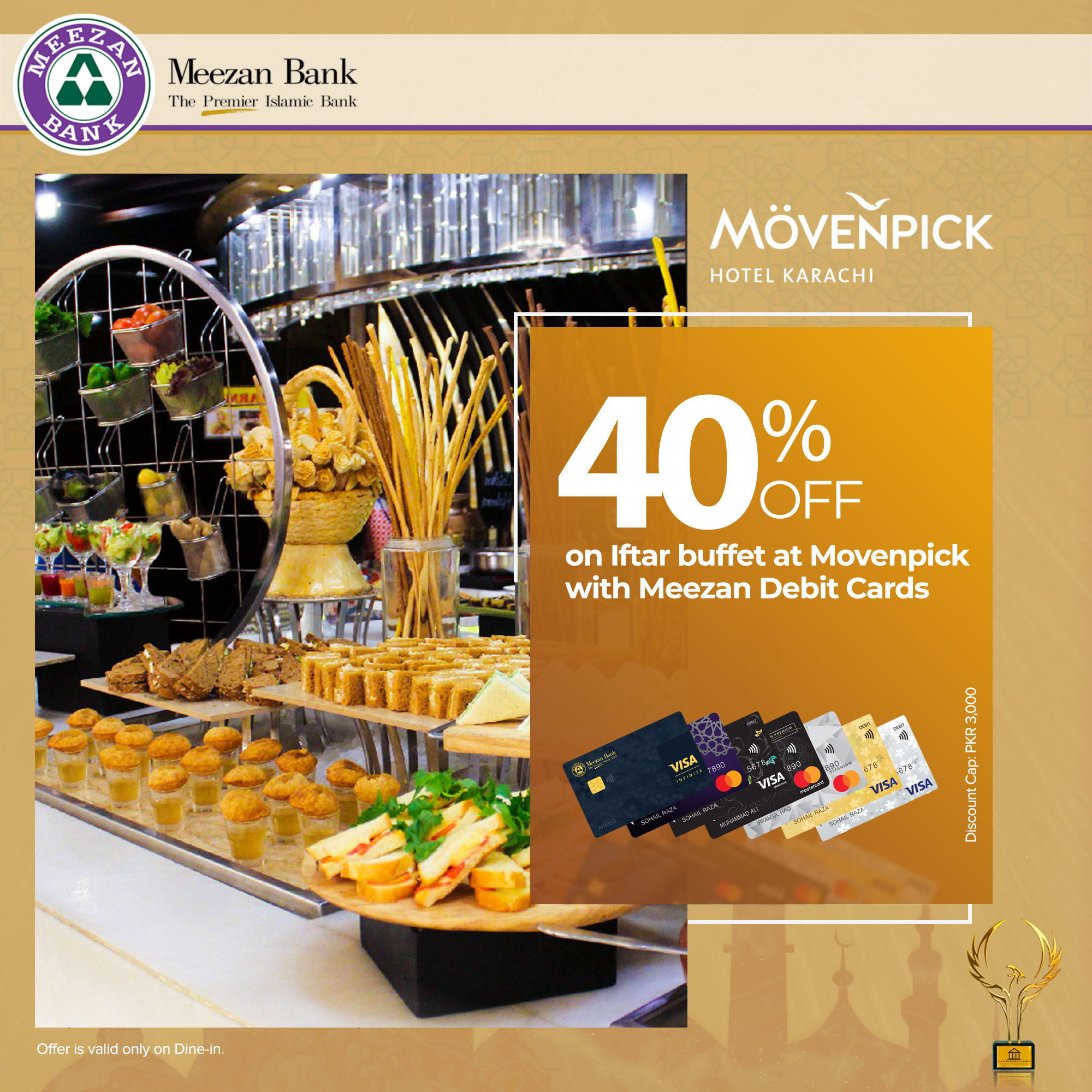 Meezan Bank on Twitter "(1/2) Enjoy 40 Off on Iftaar buffet at