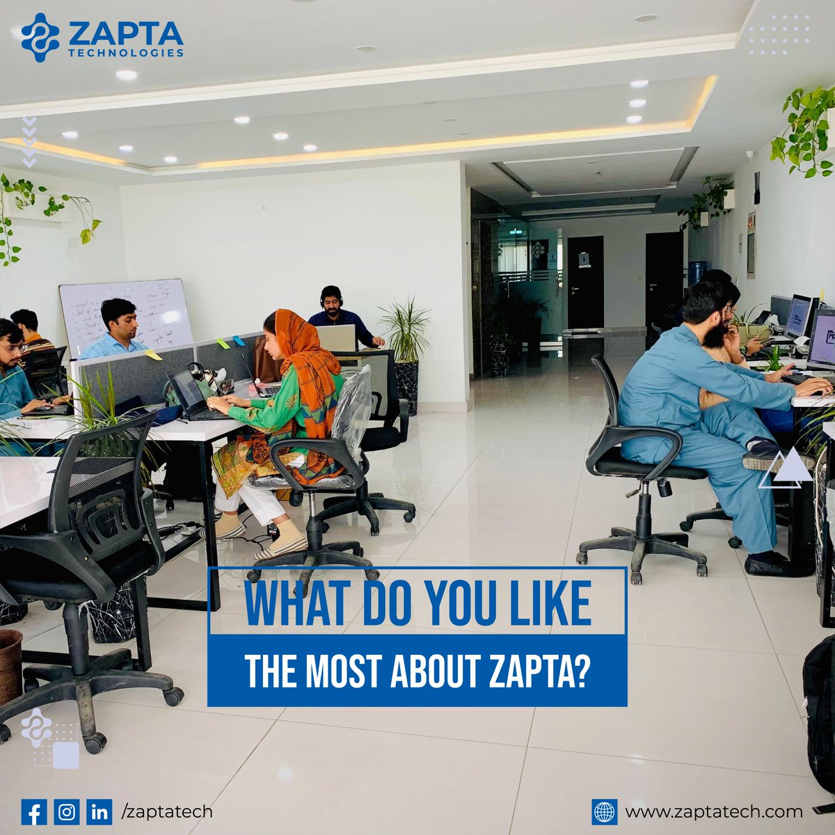 zaptatech's tweet photo. Join @zaptatech and discover what sets us apart! From innovative solutions to a supportive #teamculture, there are countless reasons to work with ZAPTA Technologies.🚀

Share in the comments below what's your favorite thing about ZAPTA? 💭

#ZAPTATechnologies #sharethoughts https://t.co/ROyohj6iFr