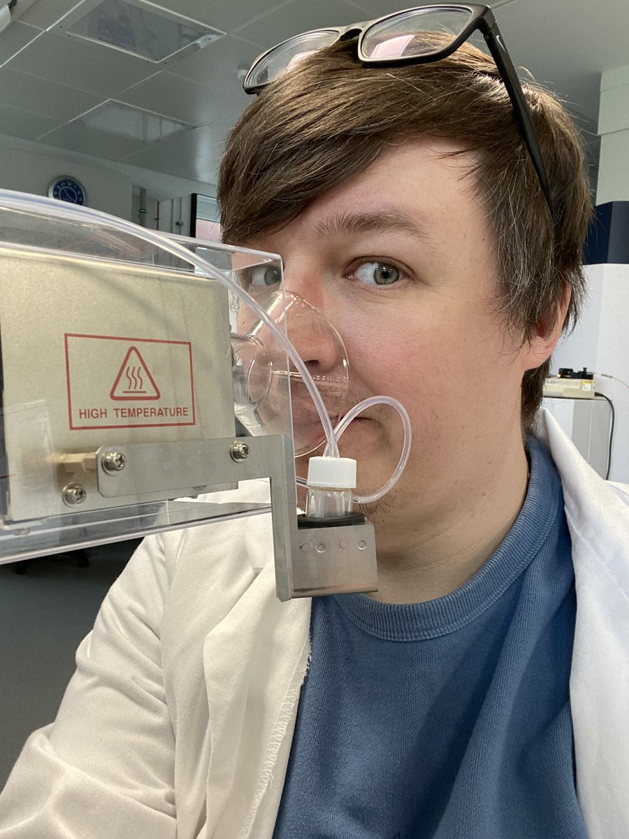 Had some fun odour-port-ing earlier this week 👃🏻🤓 trying out the new @GLSciences_BV PHASER Pro & Voicegram software @UniRdg_CAF @MarkesInt @SepSolve @AnalyticsLtd