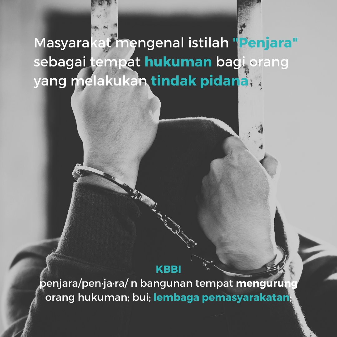 SCFoundationID's tweet photo. Lapas dan penjara seringkali dianggap sama, padahal keduanya memiliki perbedaan. Lapas adalah Lembaga Pemasyarakatan, sementara penjara adalah tempat penahanan sementara untuk orang yang ditangkap atau ditahan sebelum diadili.

#Underrated https://t.co/6RT2JpjzoP