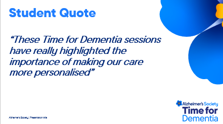 Time4Dementia's tweet photo. #FridaysForFuture #fridaymorning #FridayVibes #student #quotesoftheday @Time4Dementia @BSMS_CDS @SurreyDietetics @UniOfSurrey @UniofExeter @uniofbrighton @PlymUni @KMMSmedschool @UoE_MI @BrightPhysios @UoS_Medicine @unisouthampton #studentquote #livingwithdementia #dementiacare https://t.co/jrll8R05vI