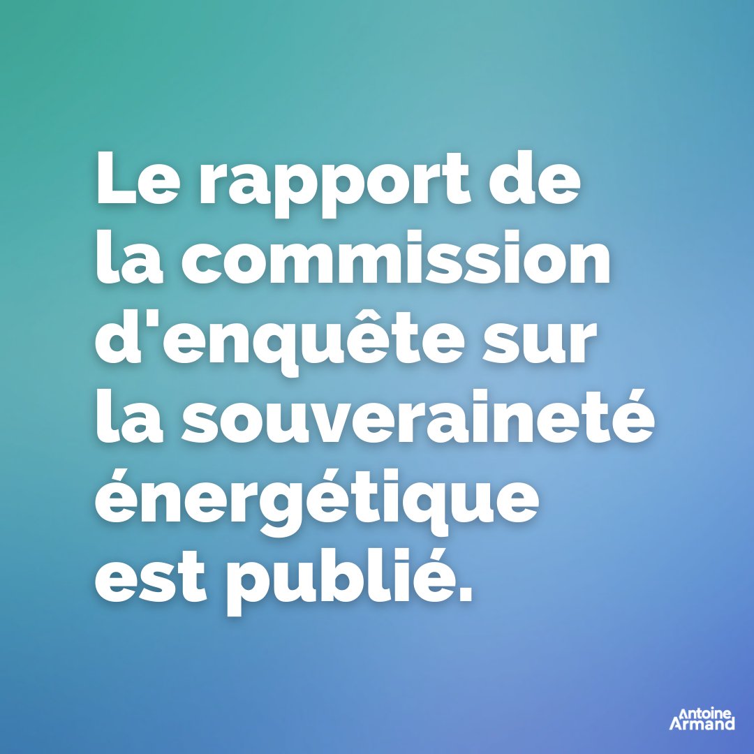 antoine_armand's tweet image. Mon rapport "Souveraineté énergétique : 30 propositions pour les 30 prochaines années" pour la #CEEnergie c'est 6 erreurs, 6 leçons, 6 chantiers. 

🔽