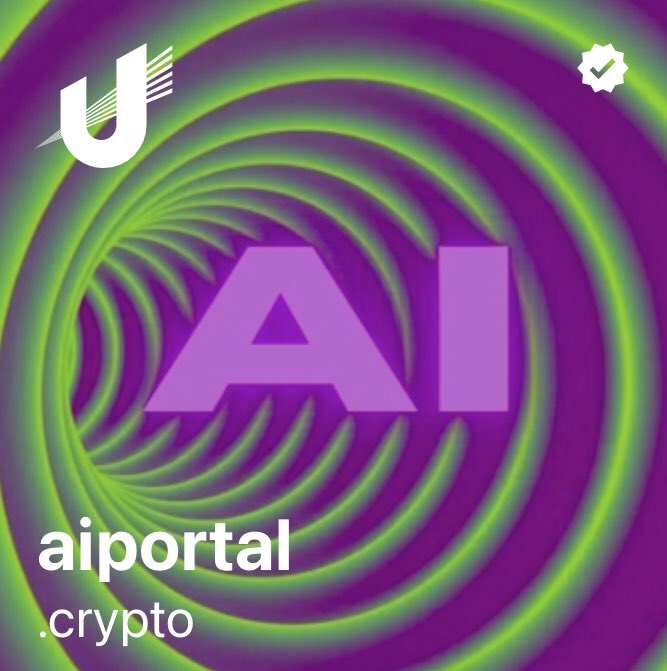DigitalID_'s tweet photo. AiPortal.crypto
Available on @opensea 👉 https://t.co/fDmiVzO81a #ai #aitech #aiportal #artificalintelligence #aitools #AIArtworks #gaming #GamingCommunity #AIcommunity #web3 #web3community #web3domains #UnstoppableDomains #blockchain #blockchaintechnology #udfam https://t.co/L9BYtJkb3I