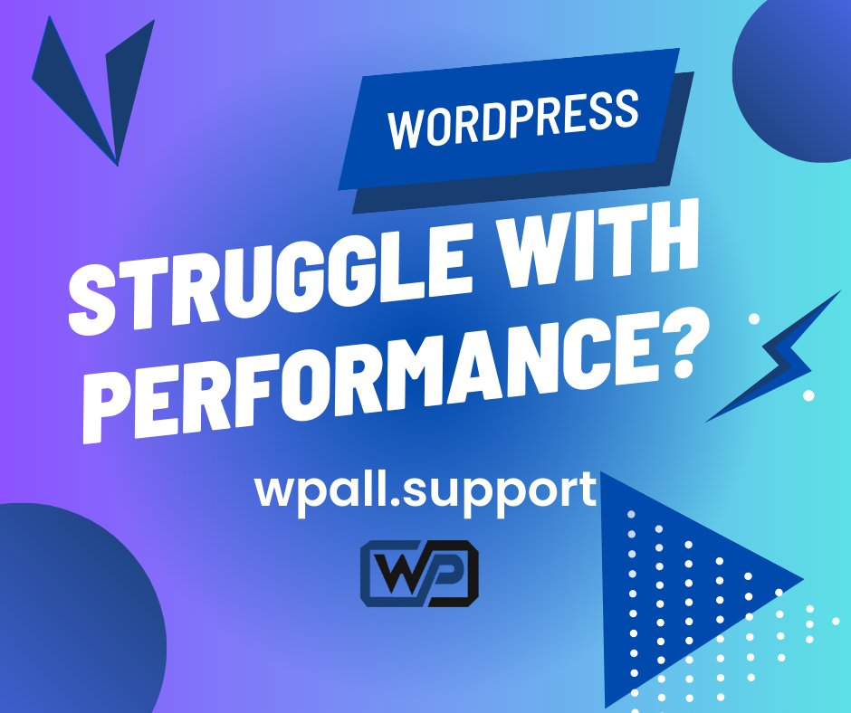 ssvet4's tweet image. Websites struggle with performance due to 3 common problems:
1) Poor server setup
2) Poor caching
3) Poor code optimization
Plan ahead and save yourself a lot of headaches down the road
WPALL.support - Pick your plan NOW for 20
wpall.support/pricing/ #wordpresssupport