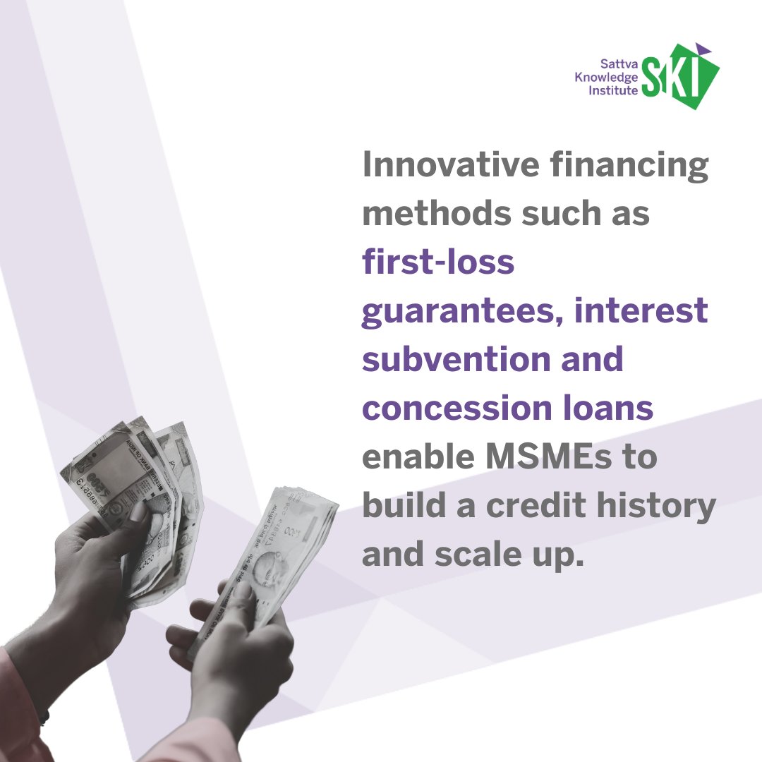 #SKILivelihoods
Innovative financing can address gaps in the traditional funding setups, and catalyse funds for development, with a focus on outcome and innovation. Our primer explores how: sattva.co.in/ski/innovative…

#innovativefinancing #blendedfinance #msme #microcredit
