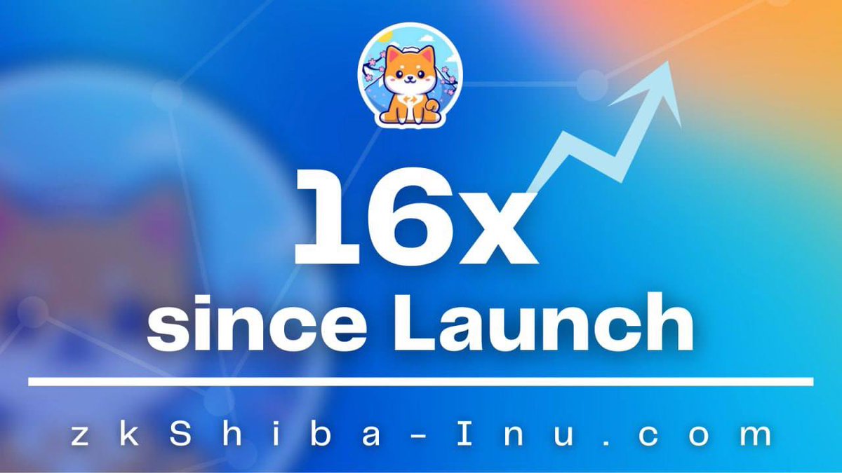 NEW token launched last night on ZKsync #zkshibainu 

20k mkt cap 🔥 

i’ve aped some, nfa tho 

@zkshiba_inu