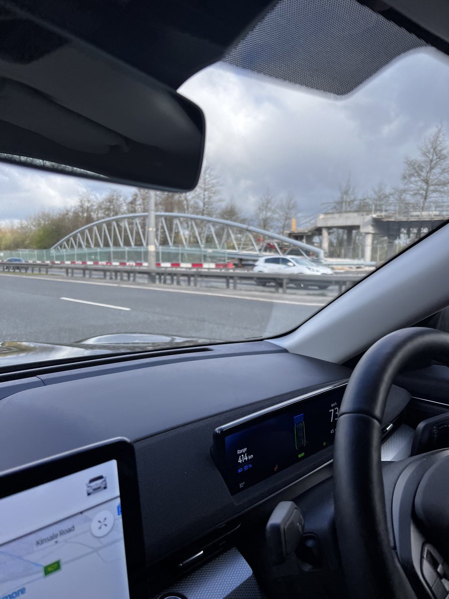 deirdreforde's tweet photo. It’s up! 👏👏 #Grange to #TramoreValley #whatwillwecallit? #Namethebridge https://t.co/YtUZLGqpYX