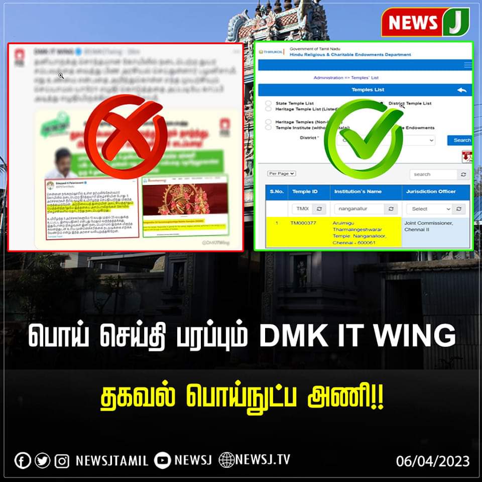 Muruga_kandha's tweet photo. பொய் செய்தி பரப்பும் DMK ITWing 
 "தகவல் பொய்நுட்ப அணி!! 

#fakenews #dmkfake https://t.co/PnzShM5LRG