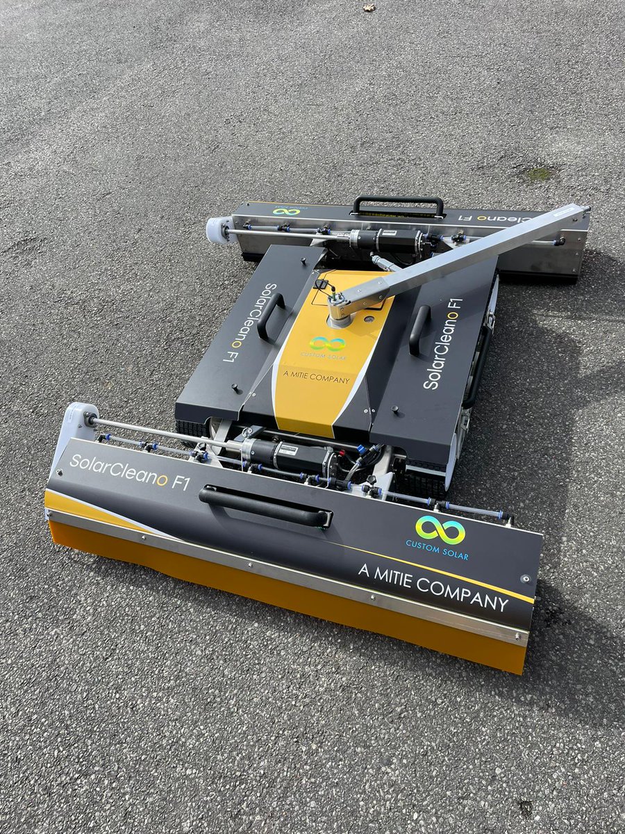 Custom Solar (@customsolarltd) on Twitter photo An exciting week for our Operation and Maintenance team as we receive our first <a href="/SolarCleano/">SolarCleano</a> F1 robot.
Perfect timing to get our clients PV systems clean and ready to generate as much green energy as possible as we enter our spring and summer months.
#solarcleaning #maintenance An exciting week for our Operation and Maintenance team as we receive our first <a href="/SolarCleano/">SolarCleano</a> F1 robot.
Perfect timing to get our clients PV systems clean and ready to generate as much green energy as possible as we enter our spring and summer months.
#solarcleaning #maintenance