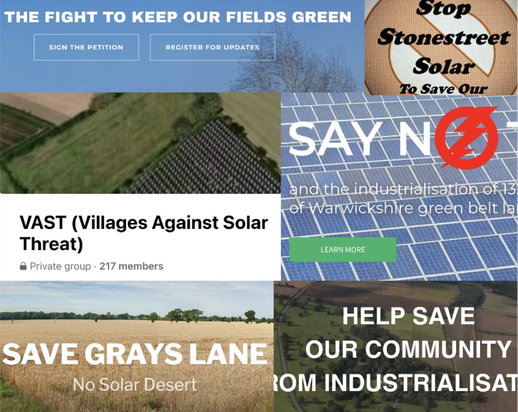There's an organised movement in the UK trying to stop the construction of new solar power 🌞 At its heart is some climate and environmental misinformation that’s reminiscent of past efforts to block renewables in the UK. 🤔 Let's take a closer look… 1/