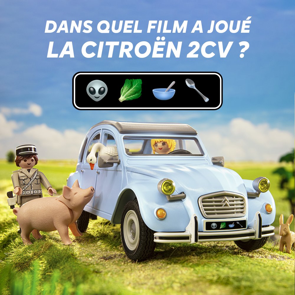 Citroën présente la Citroën 2CV PLAYMOBIL 