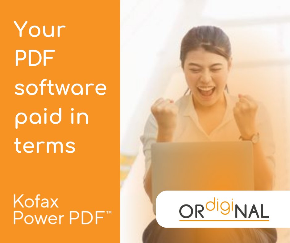 "Our customers love Power PDF" is what our partners tell us!  And now we can offer Kofax Power PDF in yearly terms. Always up to date with the latest version.

Contact our Partner Success Managers to learn more.
#Kofax #PowerPDF #OptimisingTogether