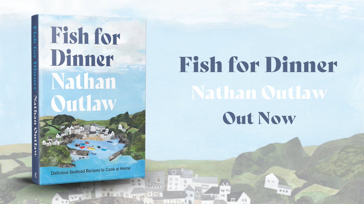 Octopus_Books's tweet photo. OUT NOW - Happy publication day to @NathanOutlaws #FishForDinner - a brand-new collection from the UK's most celebrated fish chef that explains what fish to cook & how to cook it, & provides tasty & inspiring ways to cook seasonal and sustainable fish for dinner! @Kyle_Books https://t.co/o1YvWCrDnB