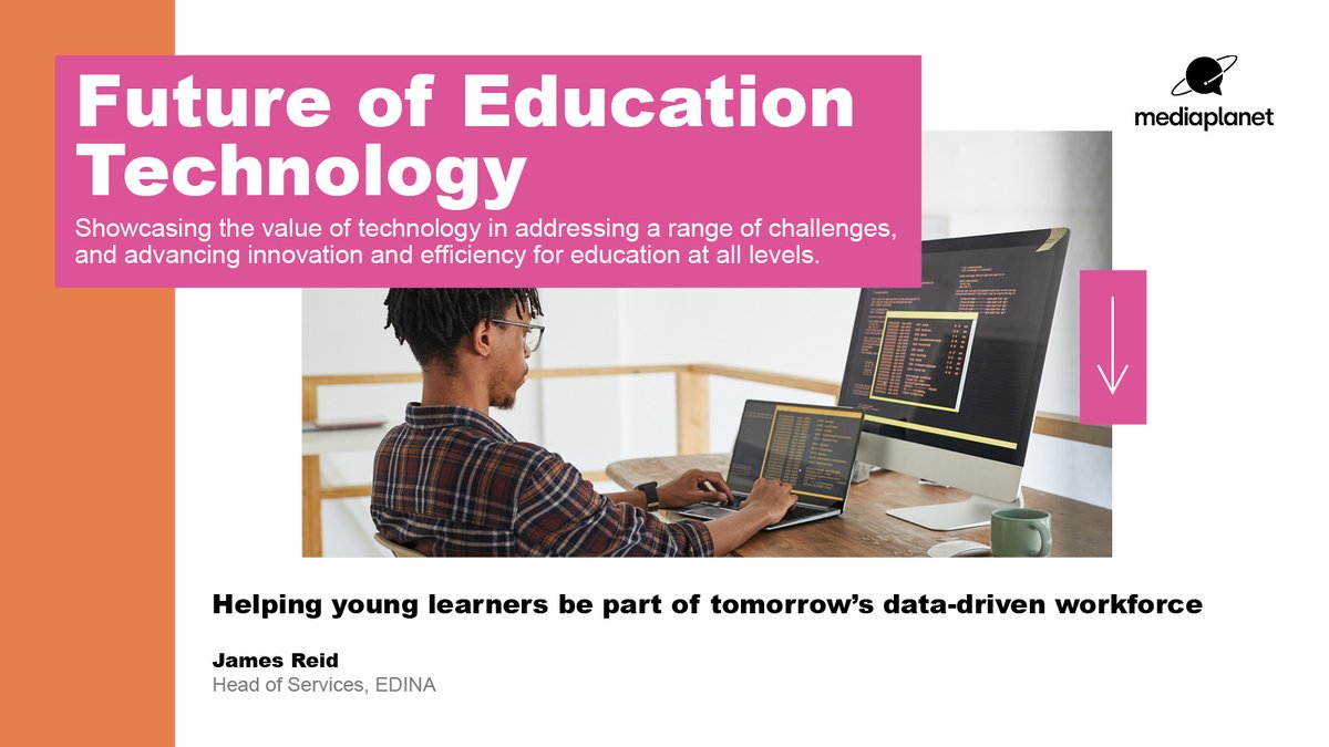 We are excited to be part of the #FutureofEducationTechnologyCampaign. Find out more about how our services @EDINA_Noteable and @Digimap4Schools support data literacy teaching and bring data to life here: ow.ly/Cl7I50NB5Re @MediaplanetUK #data #Python #dataliteracy