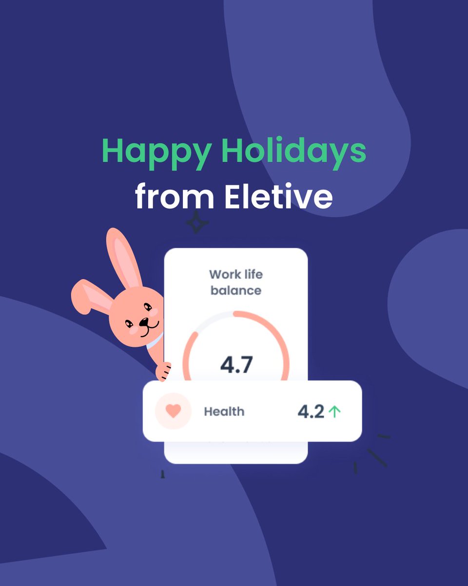 It's time to #recharge and focus on the LIFE and BALANCE in work-life balance.💜 

We wish you a Happy Easter Holiday!⭐🐣

#holiday #worklifebalance #festiveseason #peoplesuccess #engagement