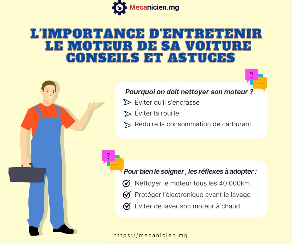 mecanicien_mg's tweet photo. Un moteur bien entretenu est un moteur plus efficace et plus performant. 💪
Ne négligez pas l'entretien de votre moteur et prolongez sa durée de vie grâce à nos experts mécaniciens sur le site ! 
https://t.co/BLUfknFfZN

#entretien #moteur #voiture #mecanicien https://t.co/bax9rNa6hw