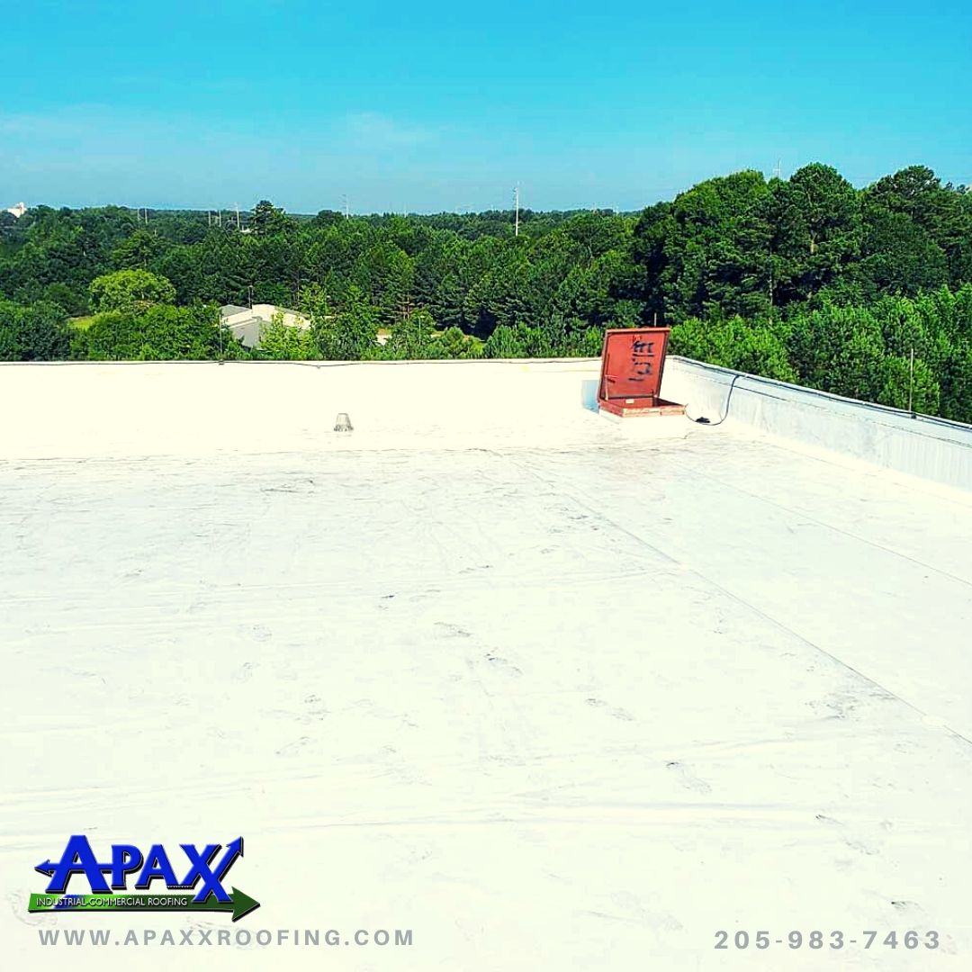 ApaxxR's tweet image. Do you need waterproofing on your industrial or commercial roof?  Let #APAXX handle all of your Roofing needs. Trust our expert roofing systems and quality #repairs.

Call 205-983-7463 
apaxxroofing.com 
#CustomerService
#commercialroofers #industrialroofing