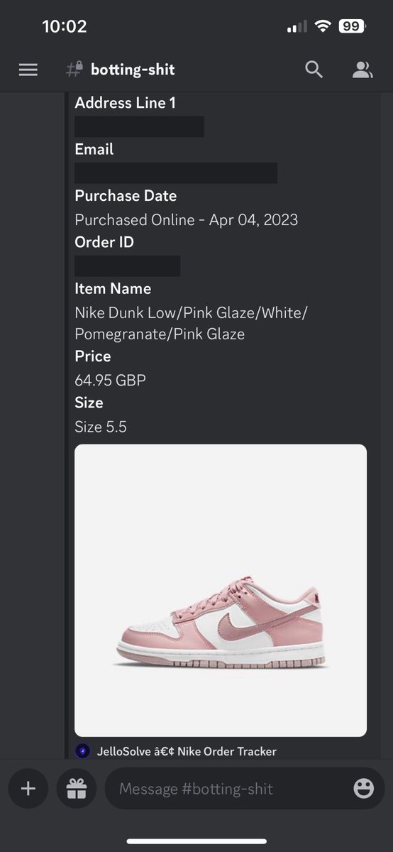 Assassintheplug's tweet photo. Heard Usnkrs had a problem with Tueday’s  drop on the pink velvets wasn’t a problem for @ConcordAIO  we cooked as always and @JelloSolve tracked my order and my 3DS solved perfectly https://t.co/0WSVDDUllq