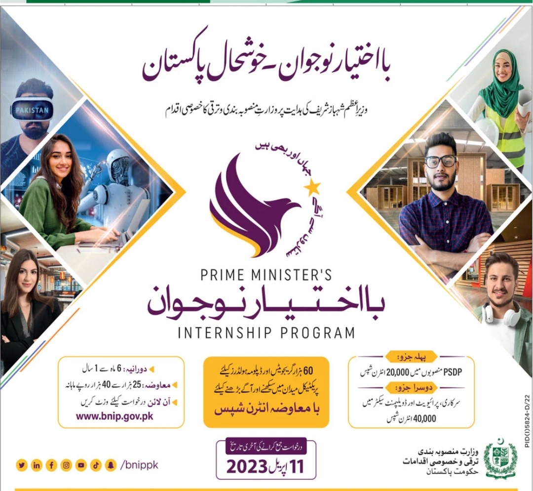 IndusEarthTrust's tweet photo. Ba-Ikhtiyar Naujawan Internship Program.
https://t.co/1BcAaw6VBS
#internship https://t.co/GSl2CIqnX0