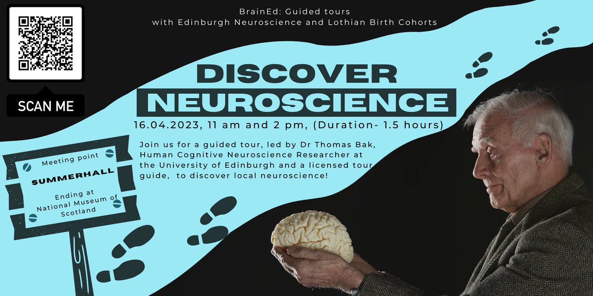 EdinUniLBC's tweet photo. Join the @EdSciFest this month!
The LBC team together with @EdinUniNeuro are excited to present our 2nd #BrainEd guided #tour with Dr @thbaketal @SchoolofPPLS!
Sunday 16 April 11am and 2pm
Tickets are going fast, book your place on Eventbrite! https://t.co/45AAeB0Igd https://t.co/FTy8HFnvCJ