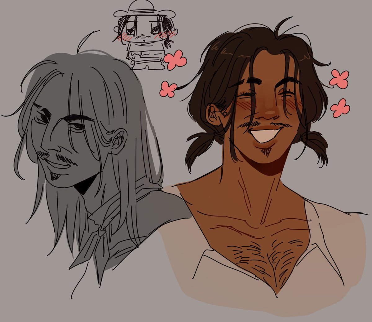 elesketchii's tweet image. men who say haiii!!! :3 #RDR2 #javierescuella