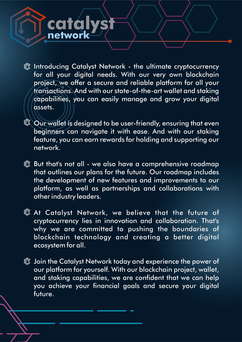 Catalyst Network tweet media