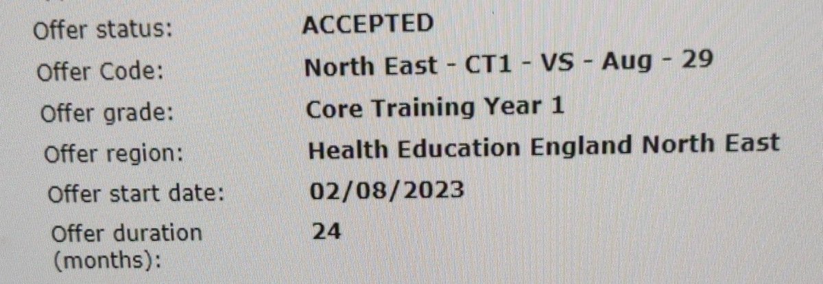 Top choice job accepted! Vascular themed core surgical training in the North East! 🍾 Can't wait 😁 #vascularsurgery #CST
