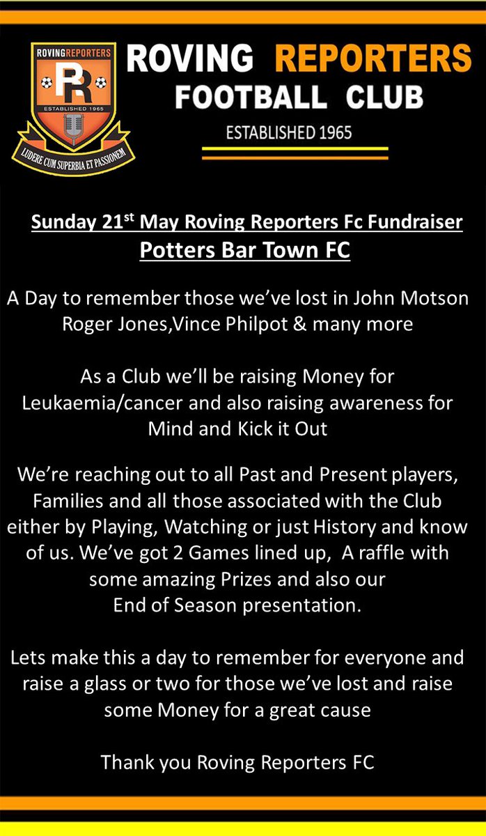 Roving Reporters FC tweet media