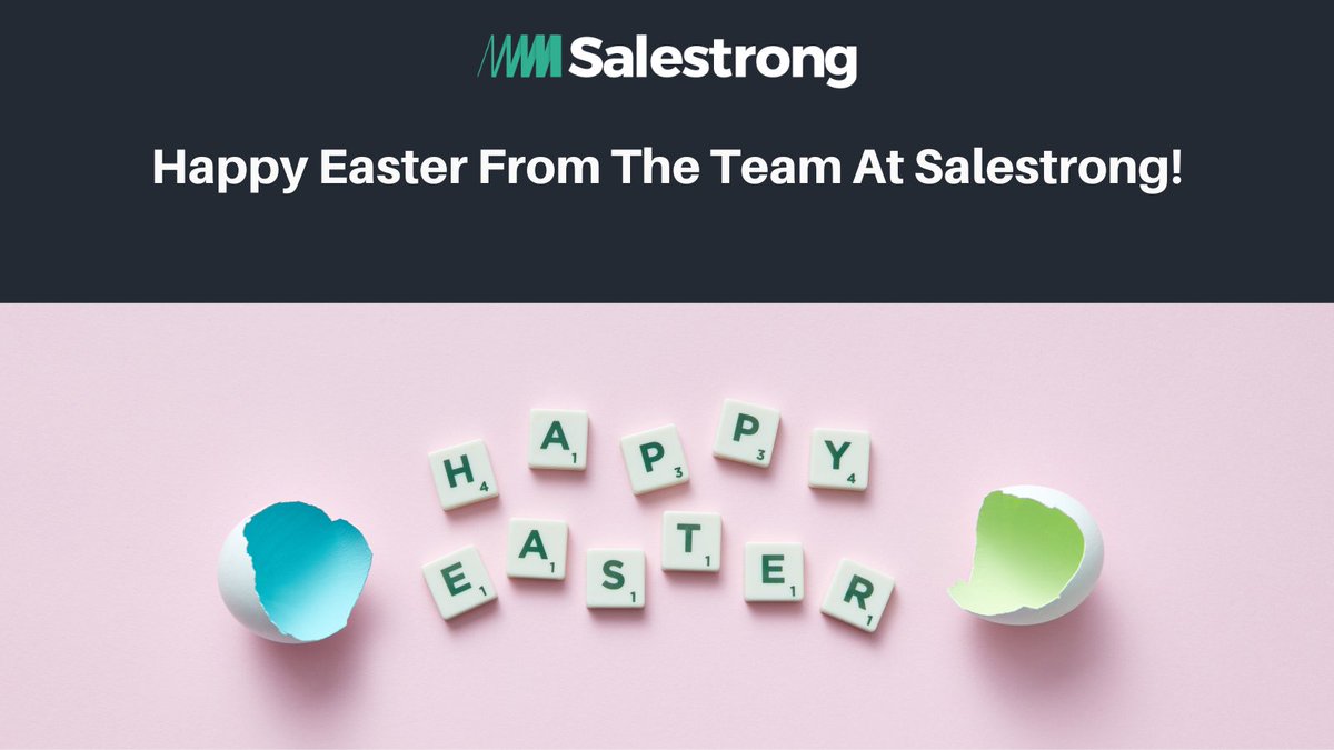 As the working week draws to a close for most of us, we want to take the opportunity to wish everyone in our network a very Happy Easter.

Whatever your plans for the Bank Holiday weekend, we hope you all have a relaxing break.
#Salestrong #Easter #Holiday