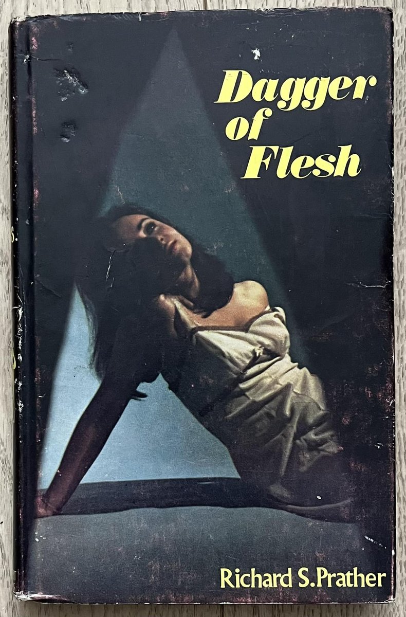 wilsongullis's tweet photo. The UK hardcover edition of Dagger Of Flesh by Richard S. Prather, published by Herbert Jenkins Ltd. in 1968, and with cover photograph by Bill Grout. #DaggerOfFlesh #RichardSPrather #1960s #book #bookcover #books #BillGrout #vintage #HerbertJenkins https://t.co/Ur08vTyZLR