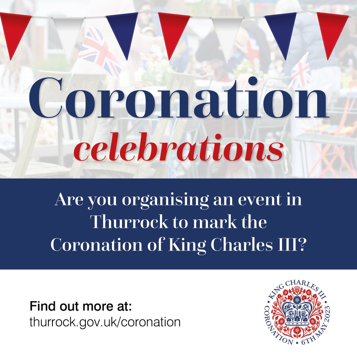 There will lots of celebrations taking place this May for the Coronation of King Charles III.

Check out the event map at: orlo.uk/NUMOr and find inspiration about how you could hold a Big Lunch at:  orlo.uk/d1mzb

More info also at: orlo.uk/5pKYM